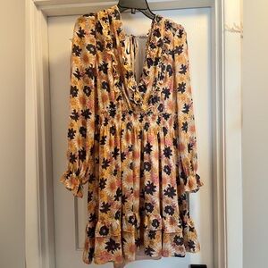 Floral Ruffle Dress